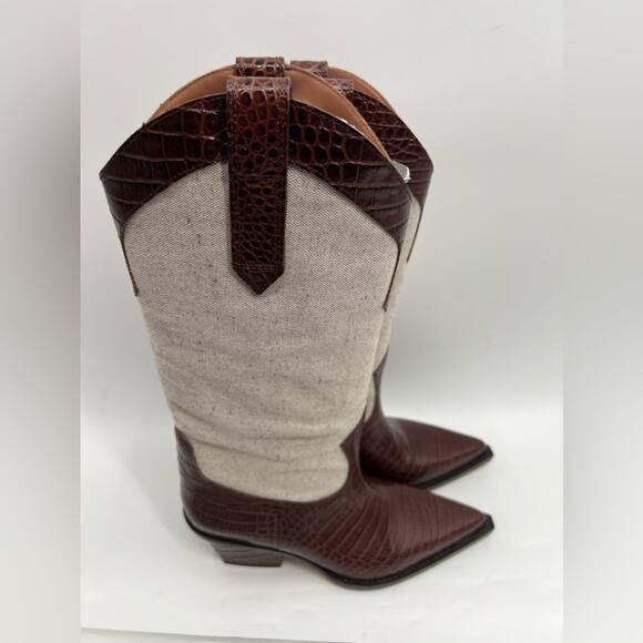 Paris Texas Rosario Boot in Cioccolato Brown Naturale 38 - Picture 5 of 11